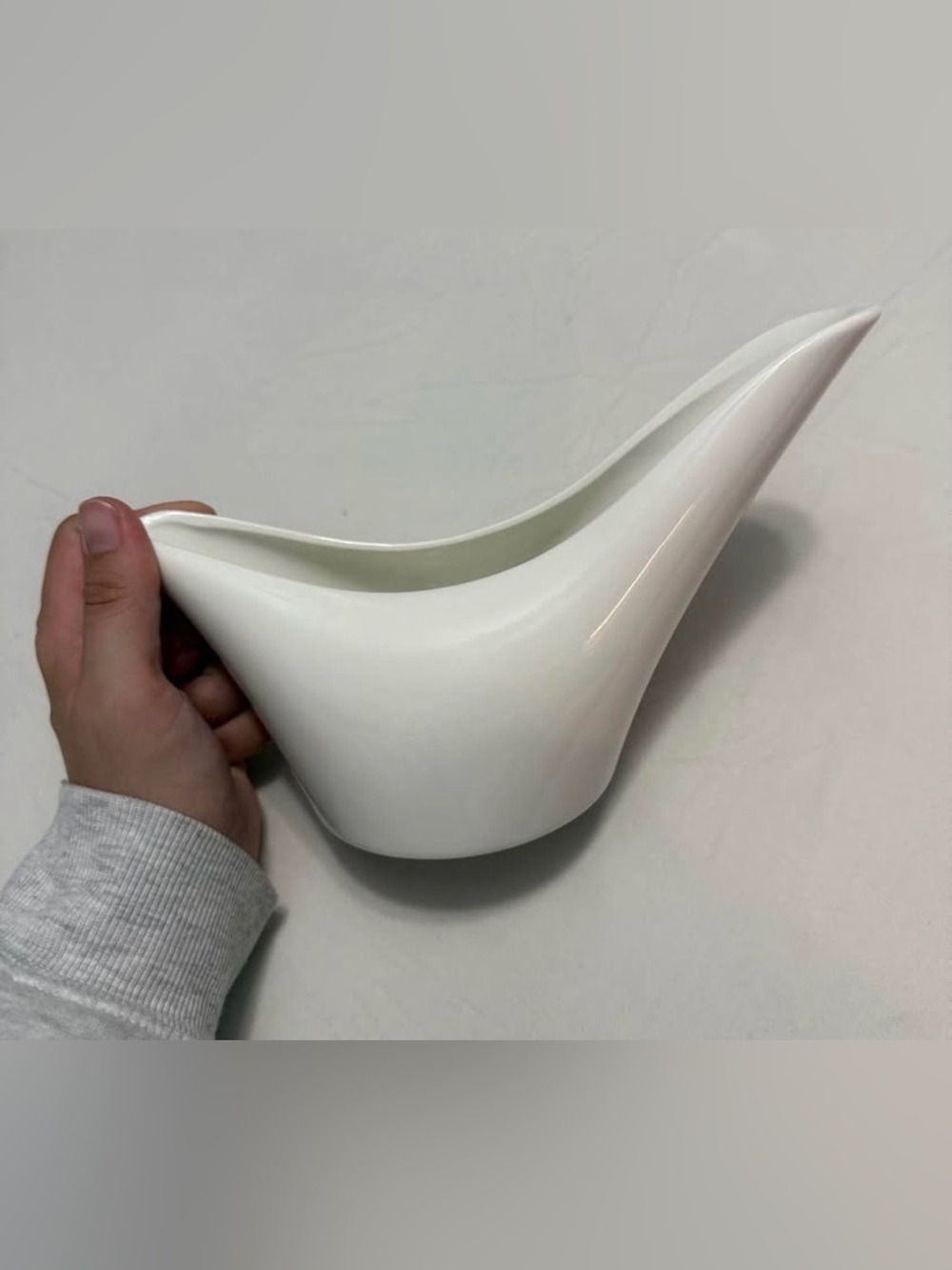 White Modern Gravy Boat